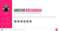 Desktop Screenshot of kirsten-roschanski.de
